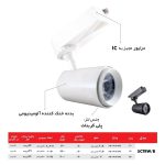 چراغ ریلی 30 وات COB شیله مدل SCTRW/B